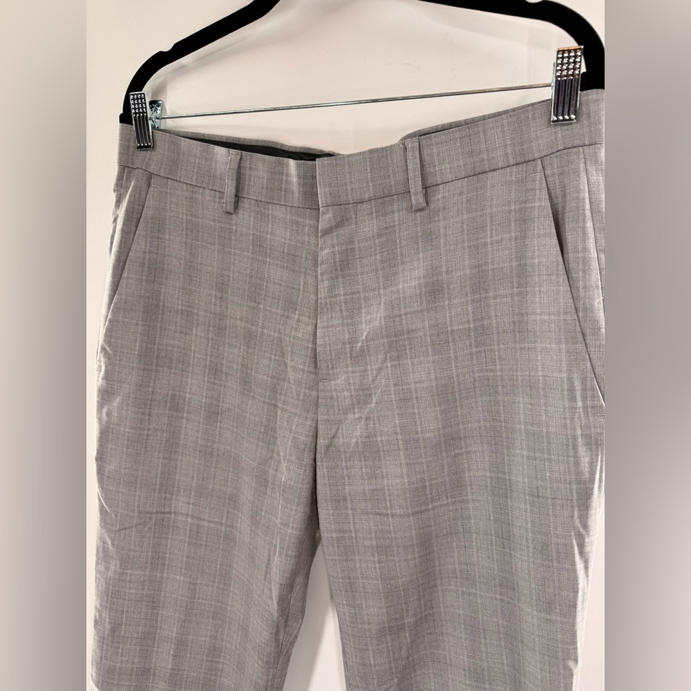 EUC Kenneth Cole Reaction Stretch Plaid Dress Pants - Picture 4 of 8